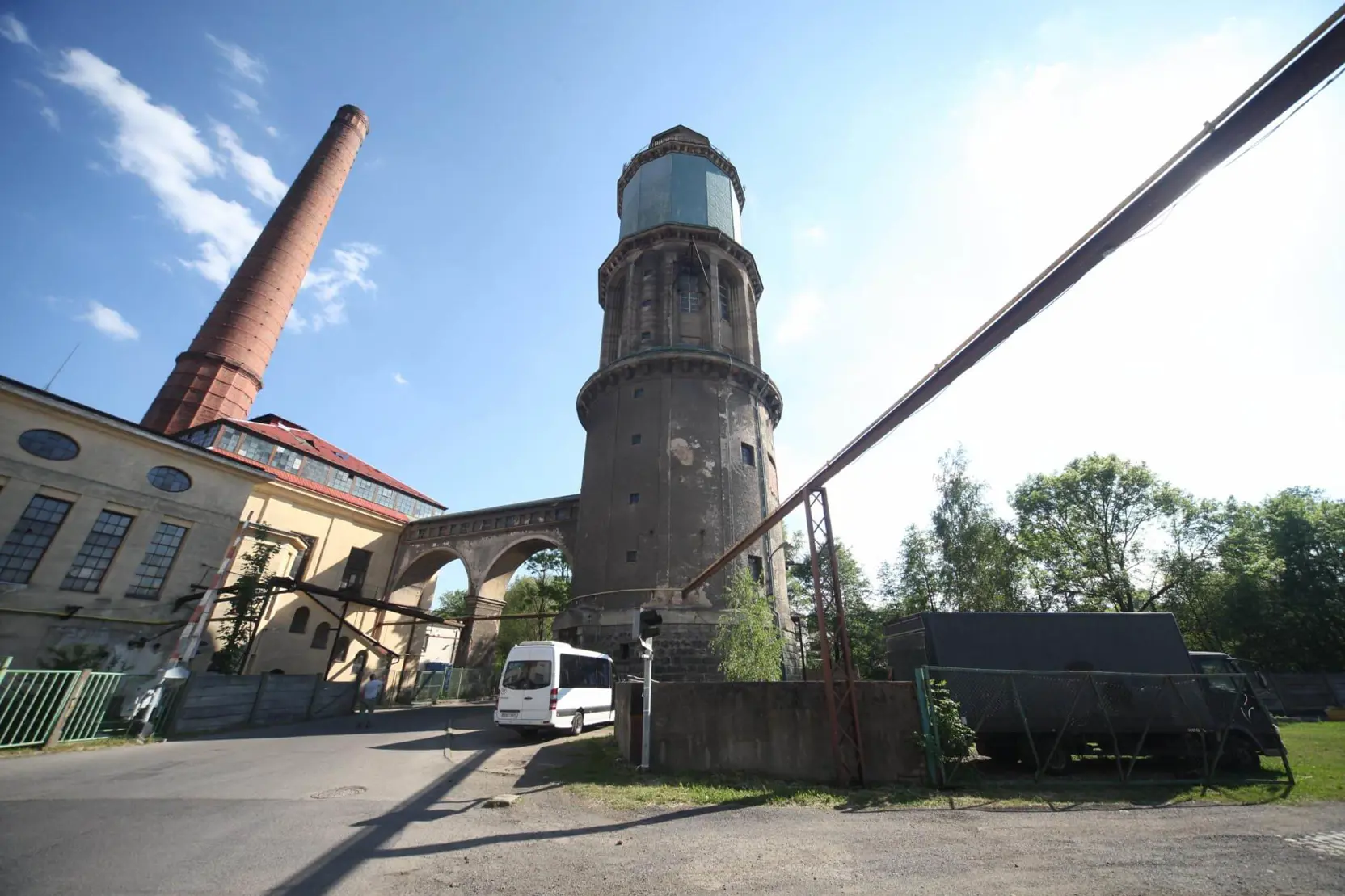 Náhledový obrázek k článku Lokace: Zauhlovací a vodárenská věž ve Vratislavicích nad Nisou